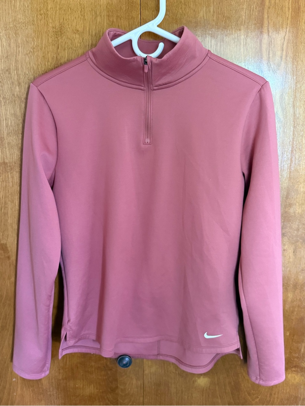 Nike Dri-Fit Quarter-Zip Athletic Top - Rose